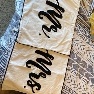 Mr. And Mrs. 20x20 Pillow Covers